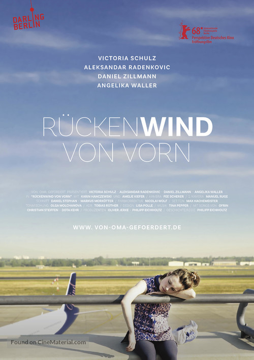 R&uuml;ckenwind von vorn - German Movie Poster