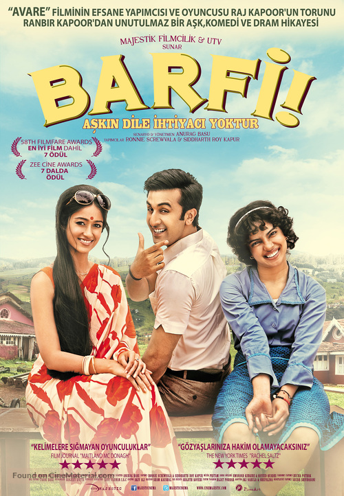 Barfi! - Turkish Movie Poster