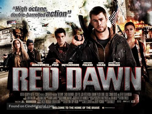 Red Dawn - British Movie Poster