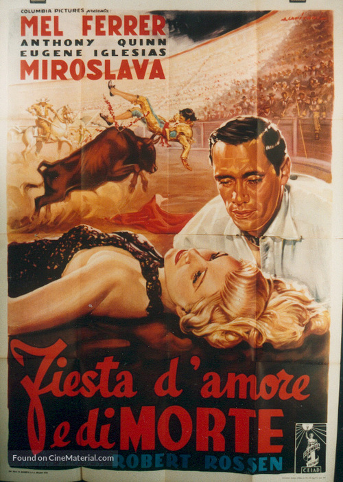 The Brave Bulls - Italian Movie Poster