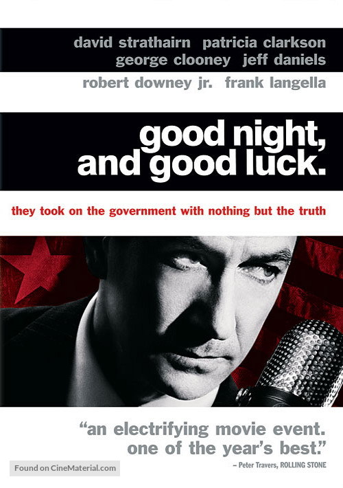 Good Night, and Good Luck. - DVD movie cover