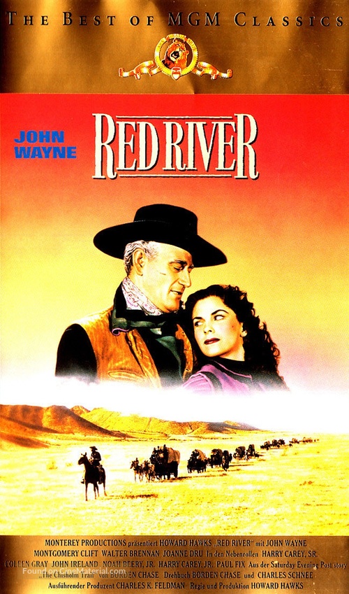 Red River - German VHS movie cover