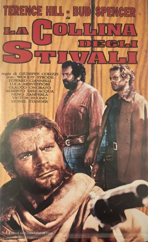 La collina degli stivali - Italian VHS movie cover