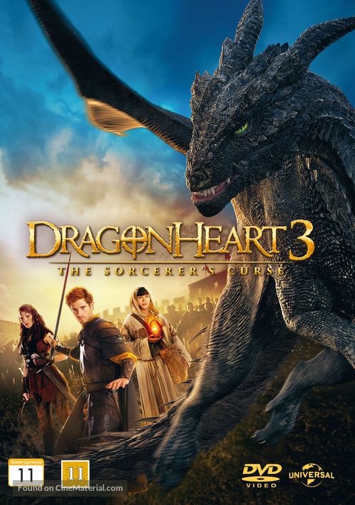 Dragonheart 3: The Sorcerer&#039;s Curse - Danish DVD movie cover