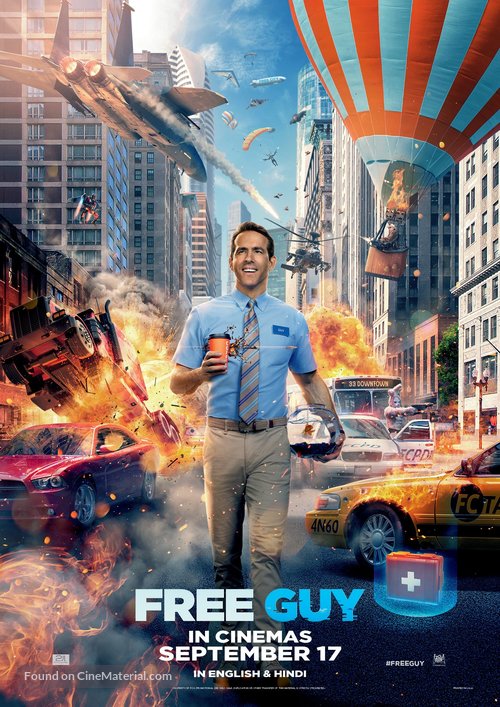Free Guy - Indian Movie Poster