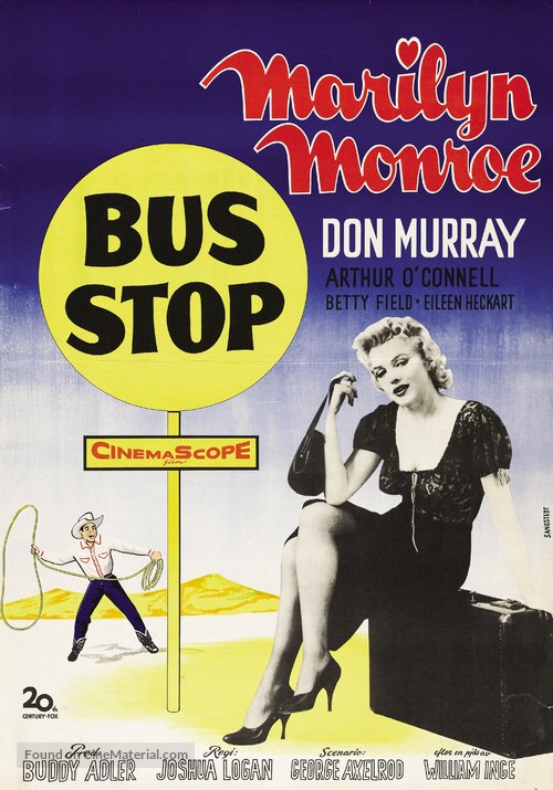 Bus Stop - Swedish Movie Poster