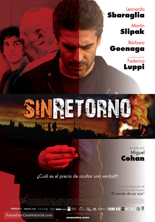 Sin retorno - Uruguayan Movie Poster