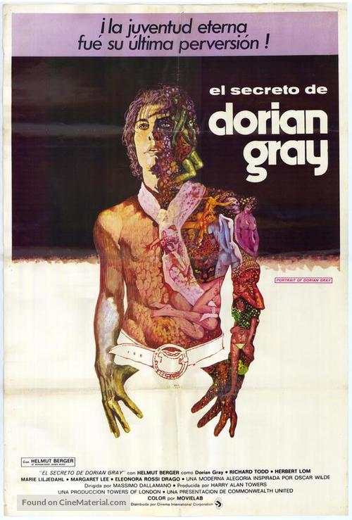 Das Bildnis des Dorian Gray - Argentinian Movie Poster