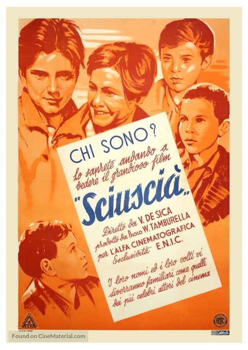 Sciusci&agrave; - Italian Movie Poster