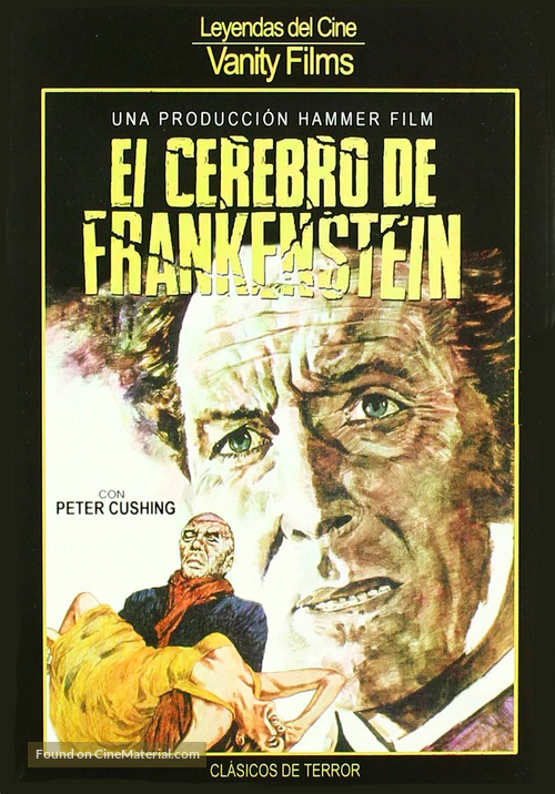 Frankenstein Must Be Destroyed - Spanish DVD movie cover