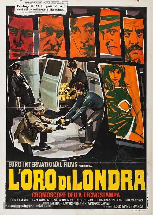 L&#039;oro di Londra - Italian Movie Poster