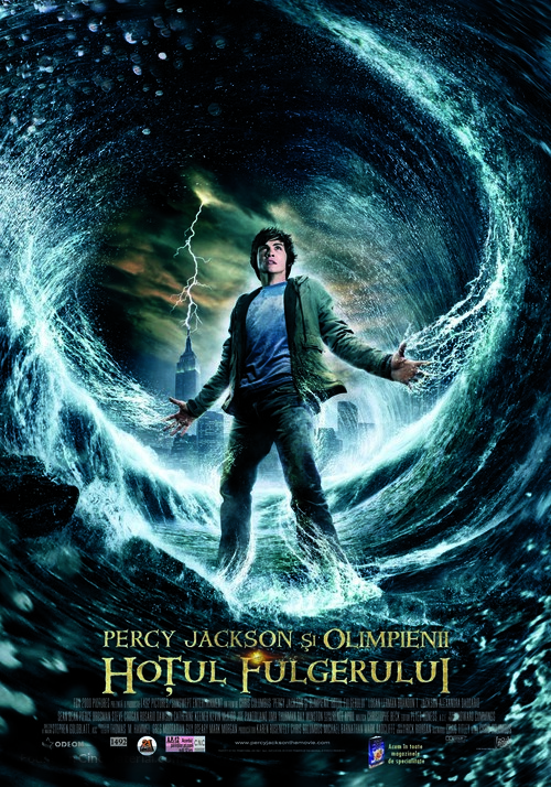Percy Jackson &amp; the Olympians: The Lightning Thief - Romanian Movie Poster