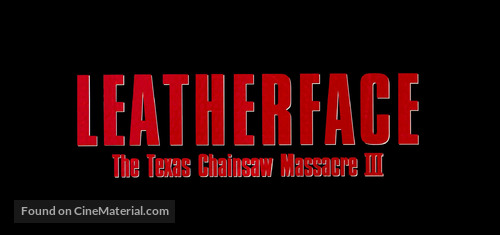 Leatherface: Texas Chainsaw Massacre III - Logo