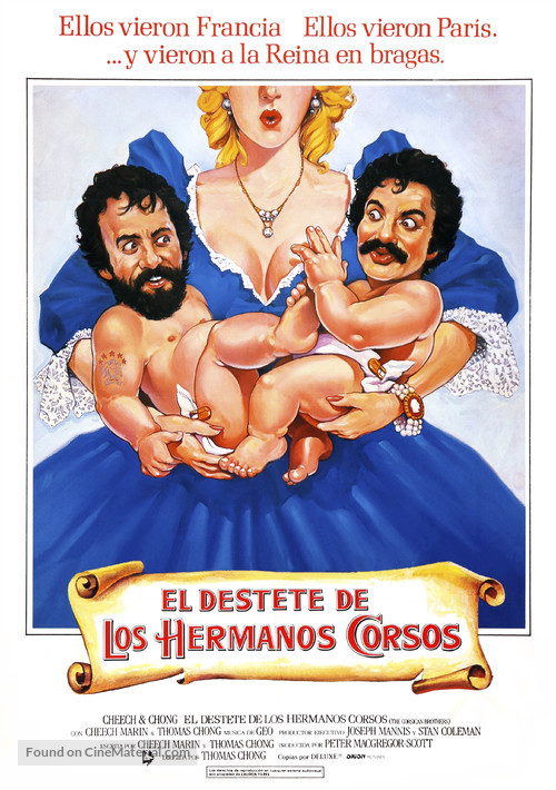 Cheech &amp; Chong&#039;s The Corsican Brothers - Spanish Movie Poster