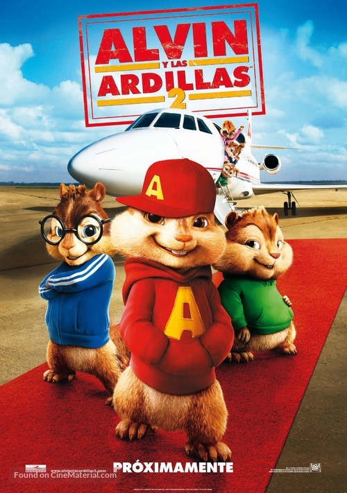 Alvin and the Chipmunks: The Squeakquel - Spanish Movie Poster