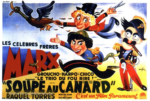 Duck Soup - French Movie Poster
