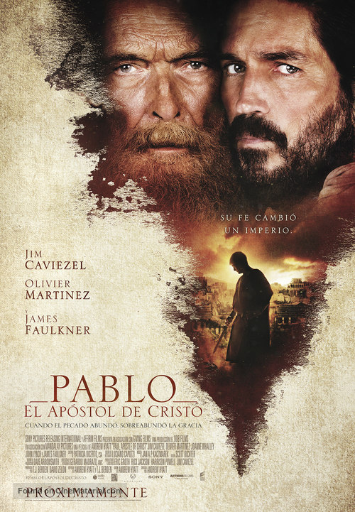 Paul, Apostle of Christ - Spanish Movie Poster