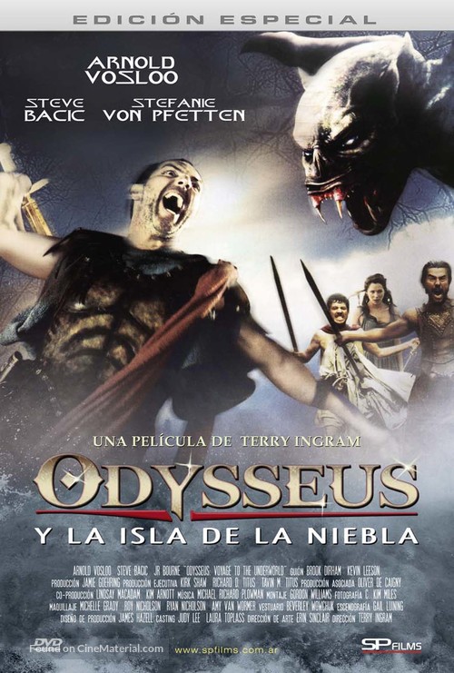 Odysseus and the Isle of the Mists - Argentinian DVD movie cover