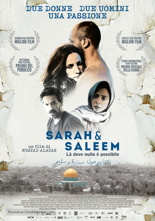 The Reports on Sarah and Saleem - Italian Movie Poster