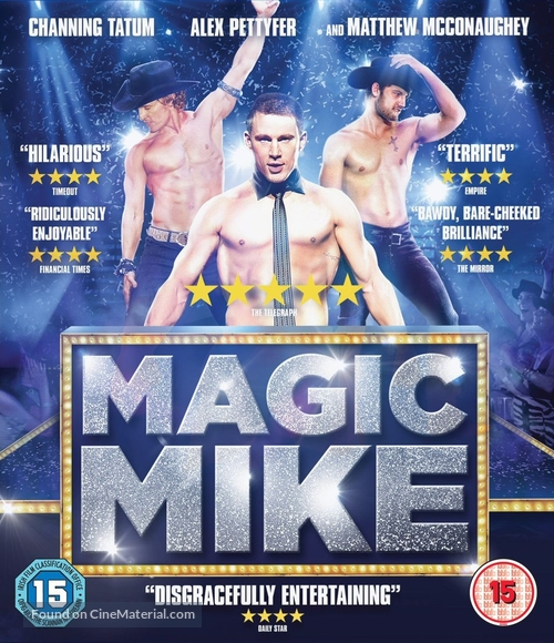 Magic Mike - British Blu-Ray movie cover