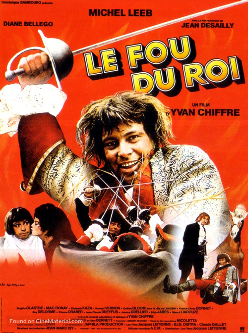 Le fou du roi - French Movie Poster