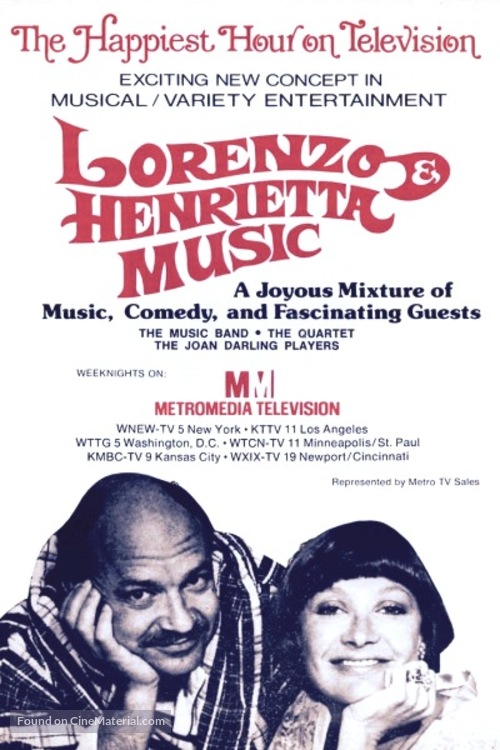 &quot;The Lorenzo and Henrietta Music Show&quot; - Movie Poster