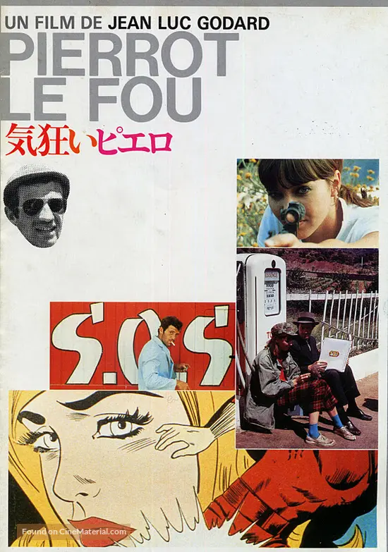 Pierrot le fou - Japanese poster