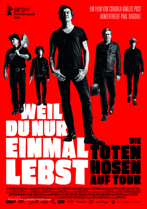 Die Toten Hosen - Tour 2018 - German Movie Poster