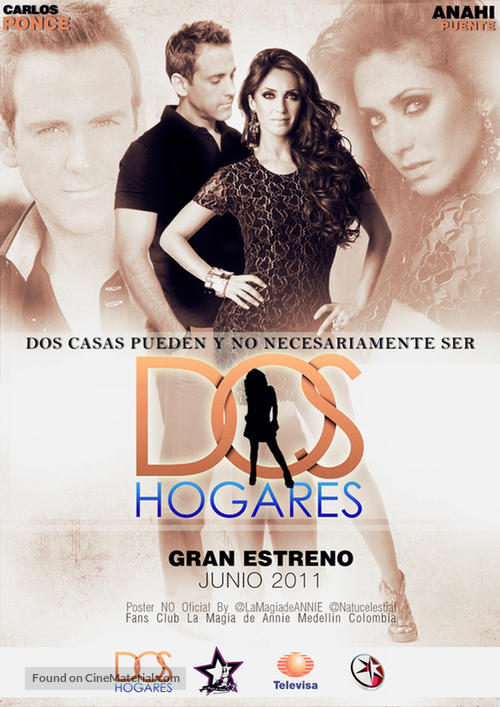 &quot;Dos hogares&quot; - Mexican Movie Poster