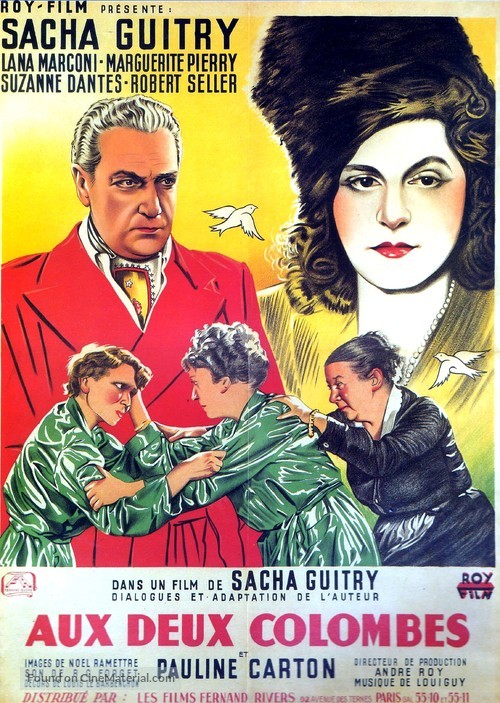 Aux deux colombes - French Movie Poster