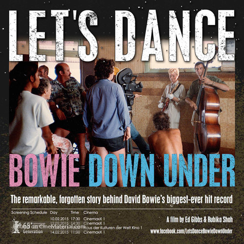 Let&#039;s Dance: Bowie Down Under - Swiss Movie Poster