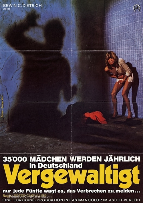 Vergewaltigt - German Movie Poster