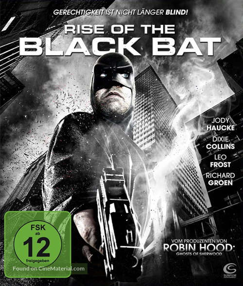 Rise of the Black Bat - German Blu-Ray movie cover