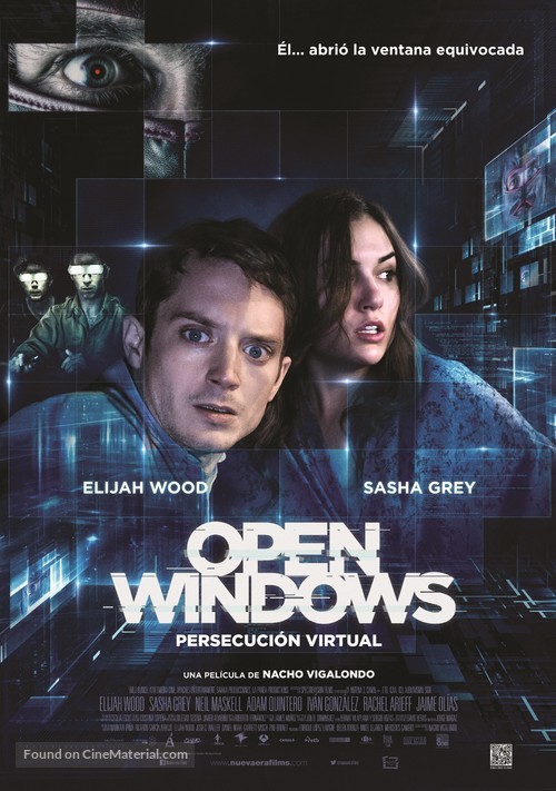 Open Windows - Mexican Movie Poster