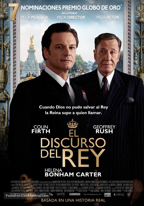 The King&#039;s Speech - Chilean Movie Poster