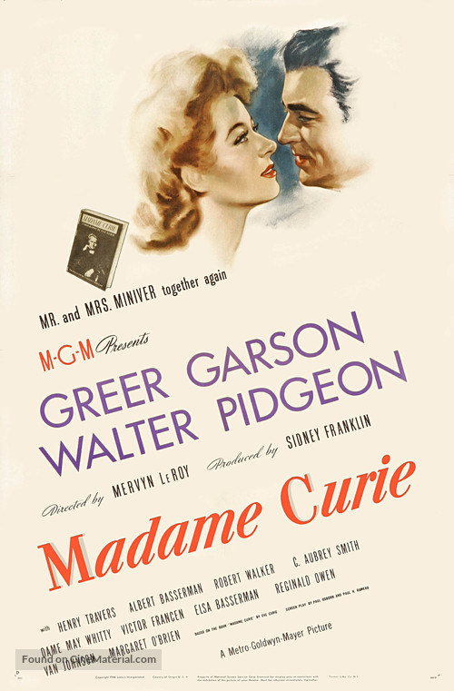 Madame Curie - Movie Poster