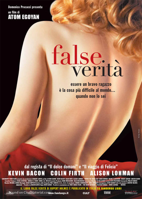 Where the Truth Lies - Italian Movie Poster