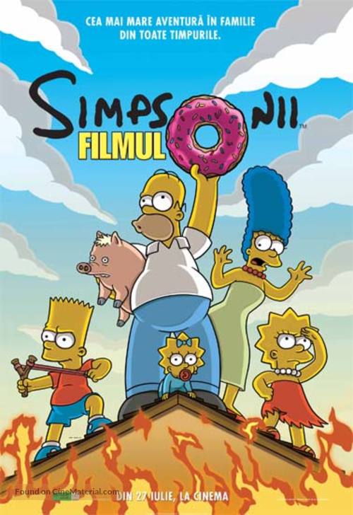 The Simpsons Movie - Romanian Movie Poster