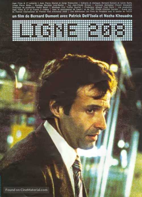 Ligne 208 - French Movie Poster