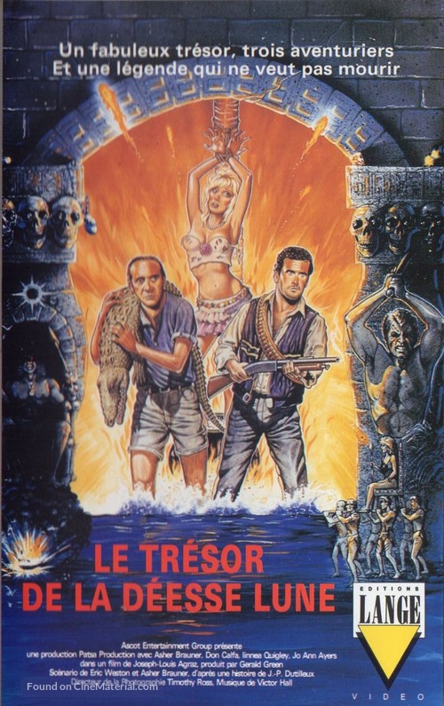 Treasure of the Moon Goddess - French VHS movie cover