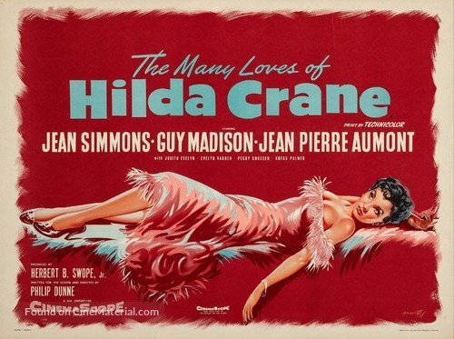 Hilda Crane - British Movie Poster