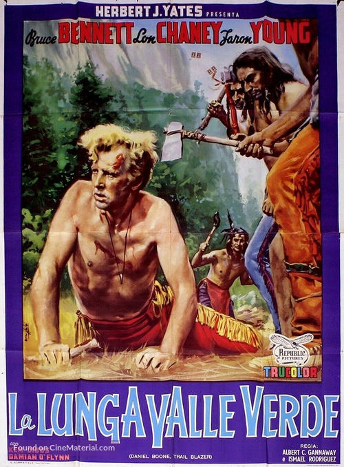 Daniel Boone, Trail Blazer - Italian Movie Poster