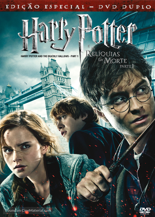 Harry Potter and the Deathly Hallows: Part I - Brazilian DVD movie cover