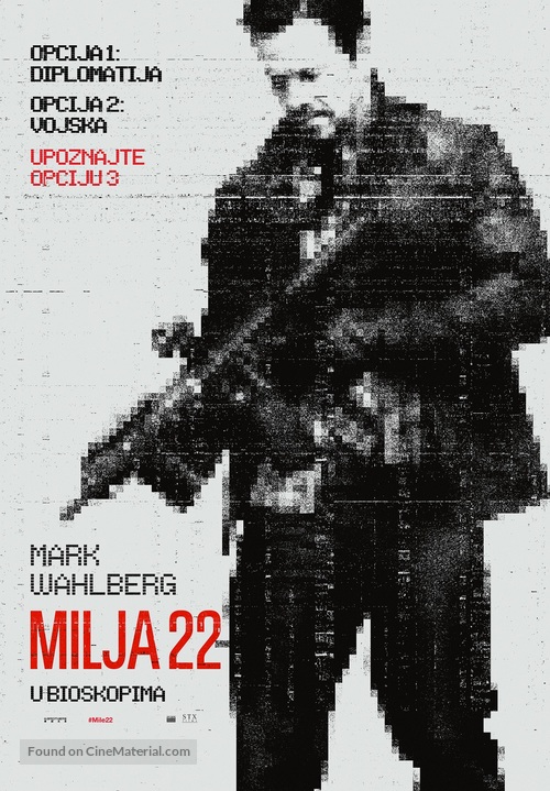 Mile 22 - Serbian Movie Poster