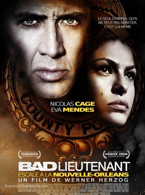 The Bad Lieutenant: Port of Call - New Orleans - French Movie Poster