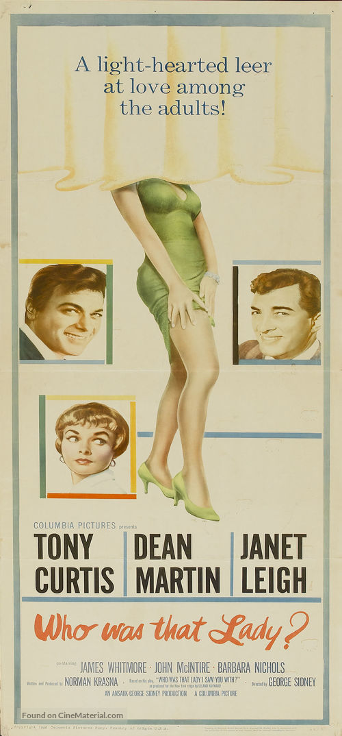 Who Was That Lady? - Movie Poster