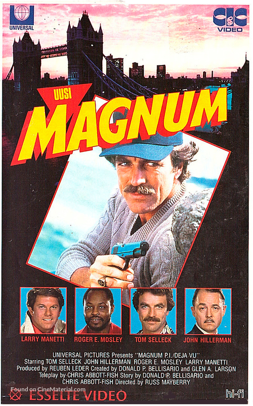 &quot;Magnum, P.I.&quot; - Finnish VHS movie cover