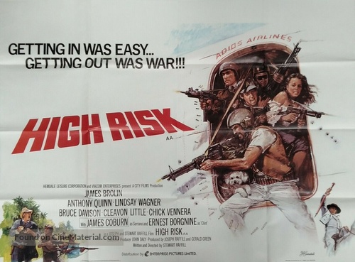 High Risk - British Movie Poster