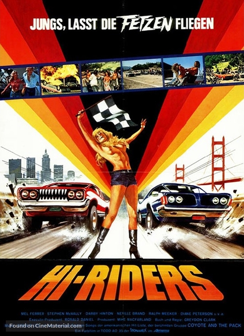 Hi-Riders - German Movie Poster