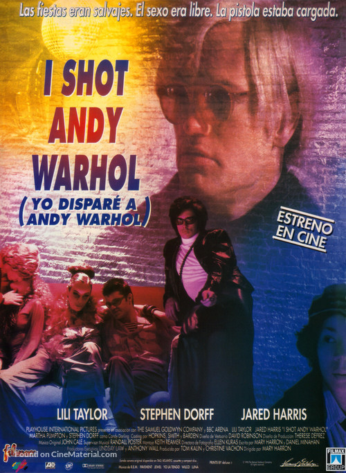 I Shot Andy Warhol - Spanish Movie Poster
